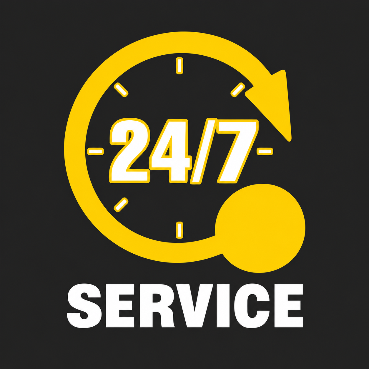 24/7 service